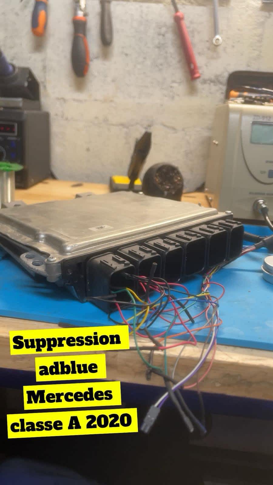 Suppression AdBlue sur Mercedes Classe A de 2020